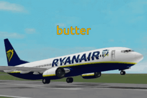 a ryanair airplane is taking off from the runway