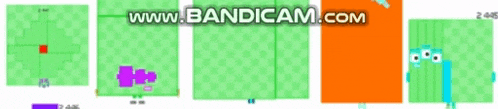 a screenshot of a video game with a bunch of different colored squares and blocks .