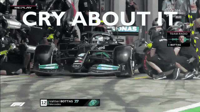 Cry About It Bottas GIF - Cry About It Bottas Spin GIFs