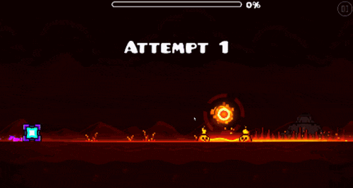 a screenshot of a game with the word attempt at the top