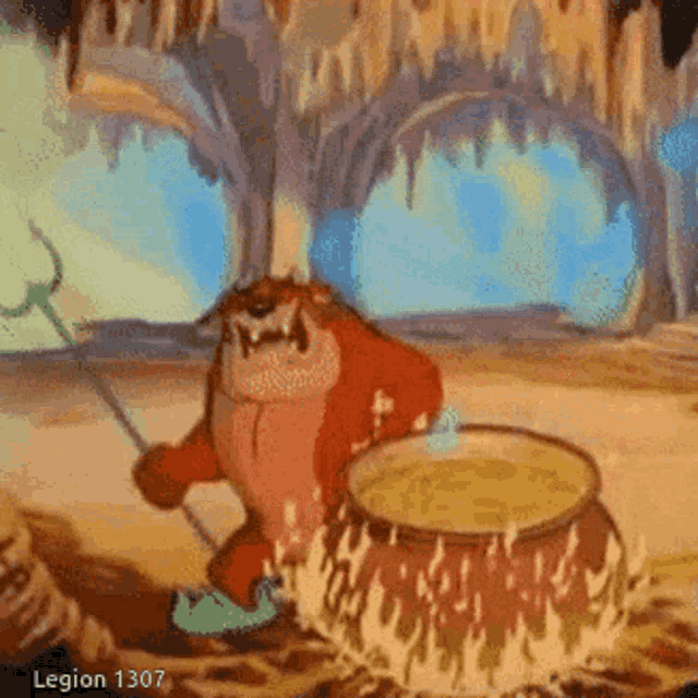 Tom And Jerry Hell GIF - Tom And Jerry Hell Boiling Cauldron GIFs