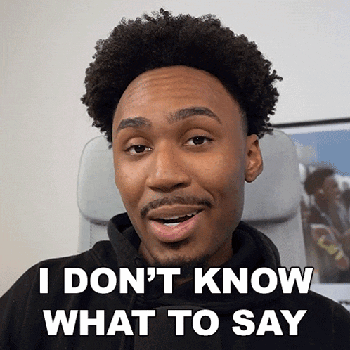 a man is sitting in an airplane seat and says " i don 't know what to say "
