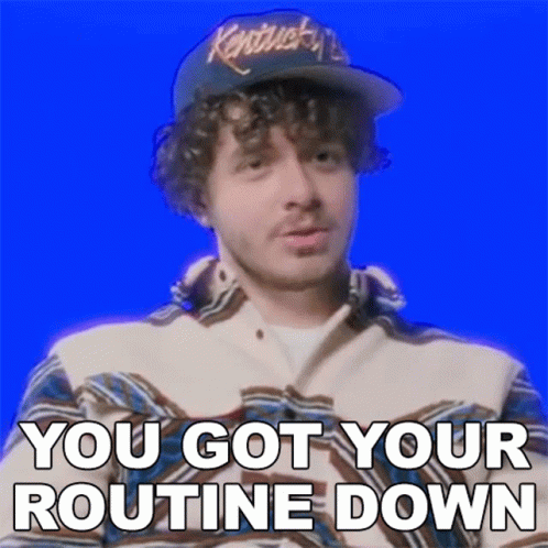 You Got Your Routine Down Jack Harlow GIF