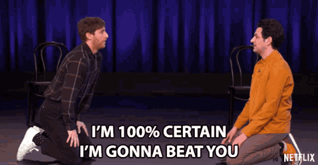 Im100percent Certain Im Gonna Beat You Thomas Middleditch GIF