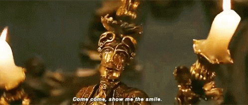 Beauty And The Beast Lumiere GIF - Beauty And The Beast Lumiere Smile GIFs