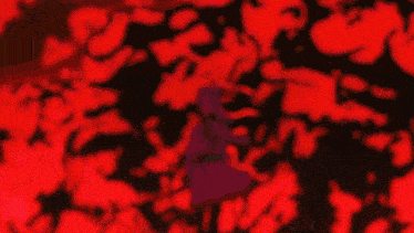 a cartoon drawing of a person holding a sword and a purple lightning bolt