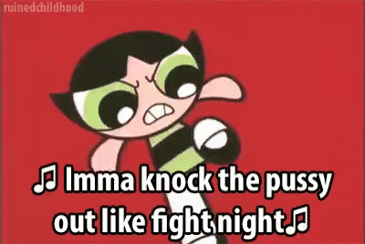 Fight Night Power Puff Girls GIF - Fight Night Power Puff Girls Knock GIFs