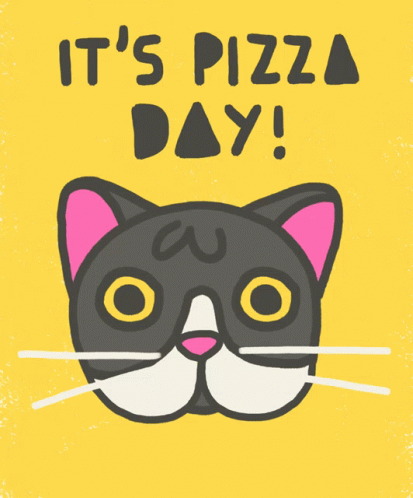 Pizza Day Pizza Cat GIF - Pizza Day Pizza Cat Happy Pizza Day GIFs