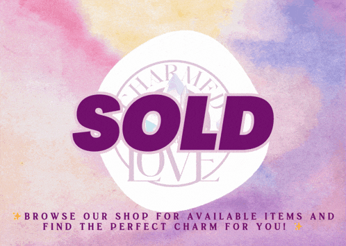 a purple sign that says sold on a purple background