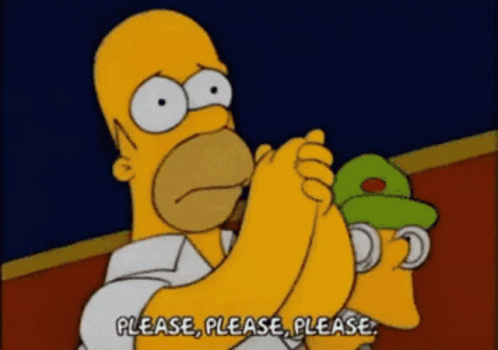 Homer Simpson Please Please GIF - Homer Simpson Please Please I Want It GIFs