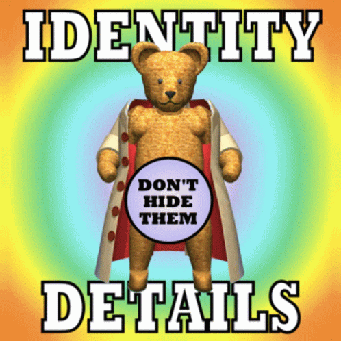 Identity Detail Identity GIF - Identity Detail Identity Flashing Teddy Bear GIFs