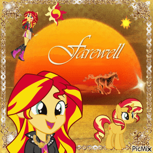 sunset shimmer from my little pony equestria girls says farewell