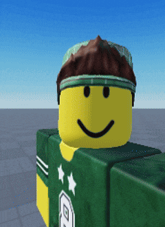 a cartoon character with a smiley face and the number 8 on his shirt