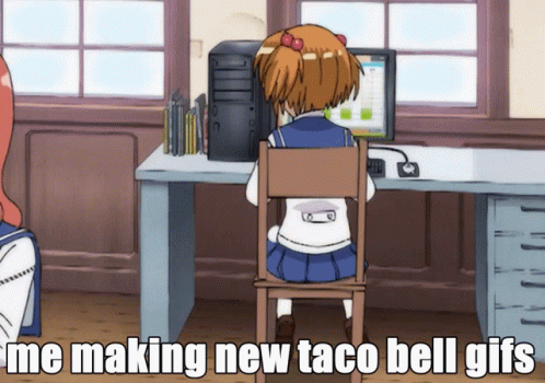 Saki Taco Bell GIF - Saki Taco Bell Anime GIFs