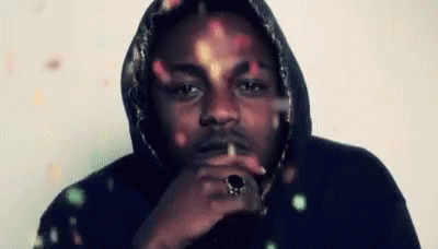Kendrick Lamar Blank Stare GIF - Kendrick Lamar Blank Stare Confetti GIFs