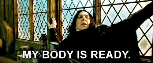 My Body Is Ready GIF - Snape Severus Snape Harry Potter GIFs