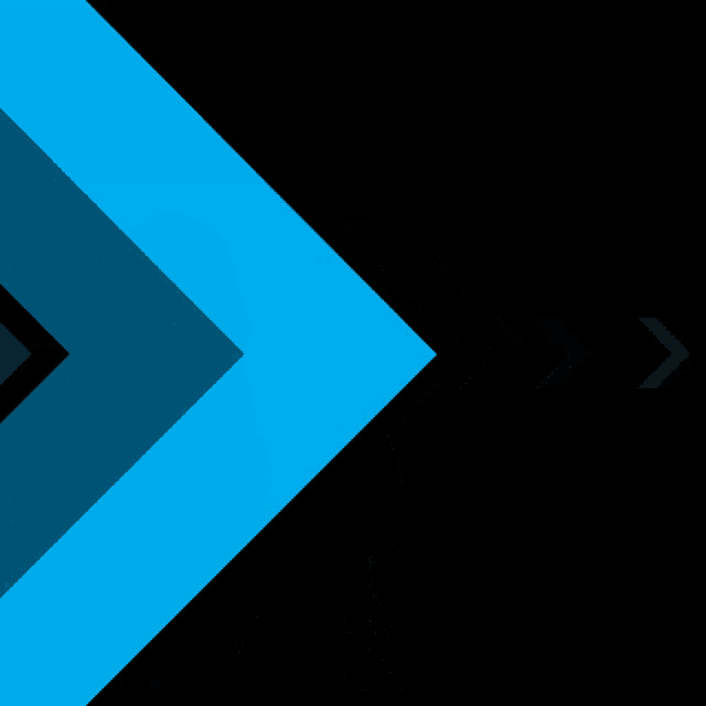a blue arrow pointing to the right on a dark background