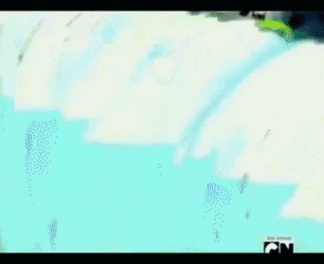 a cartoon scene with a cartoon network logo