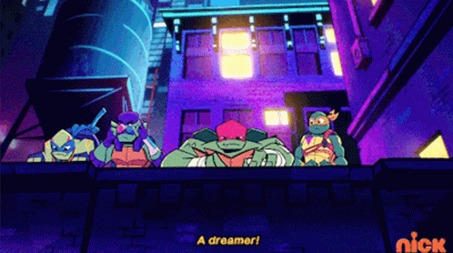 Rise Of The Tmnt Michelangelo GIF - Rise Of The Tmnt Michelangelo A Dreamer GIFs