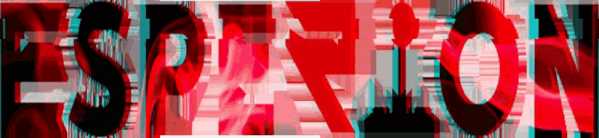 the word station is displayed on a red and white background
