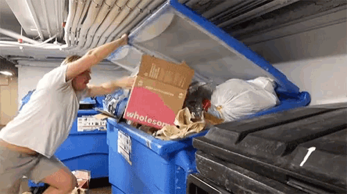 Dumping Trash Angry GIF - Dumping Trash Angry Frustrated - Discover & Share GIFs