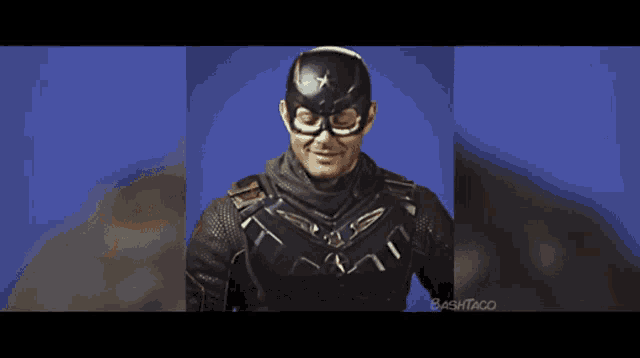 a man in a superhero costume says " i 'm the most uncool mother f * cker on the planet "