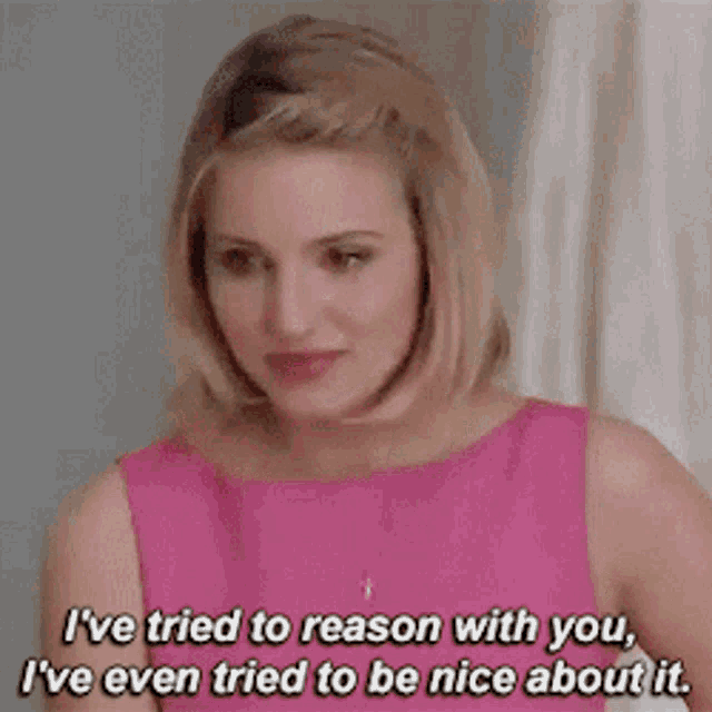Glee Quinn Fabray GIF - Glee Quinn Fabray Ive Tried To Reason With You GIFs
