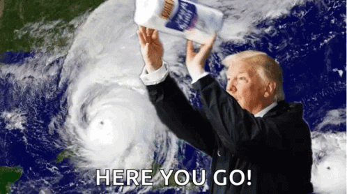 Trump Paper Towels Hurricane GIF - Trump Paper Towels Hurricane GIFs