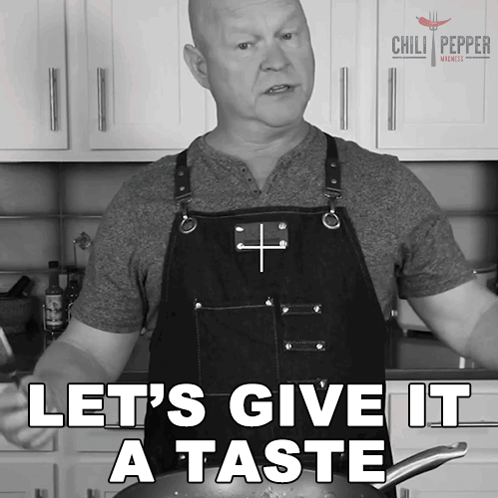 Lets Give It A Taste Michael Hultquist GIF - Lets Give It A Taste Michael Hultquist Chili Pepper Madness GIFs