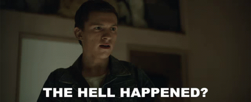 The Hell Happened Tom Holland GIF - The Hell Happened Tom Holland Chaos Walking GIFs