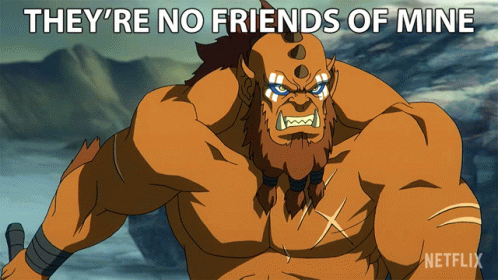 Theyre No Friends Of Mine Beast Man GIF - Theyre No Friends Of Mine Beast Man Masters Of The Universe Revelation GIFs