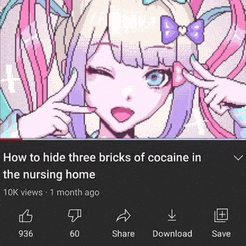 a video on youtube about how to hide three bricks of cocaine in the nursing home