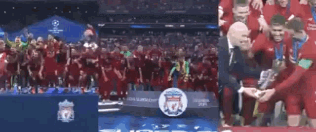 Liverpool Champions GIF - Liverpool Champions Triple GIFs