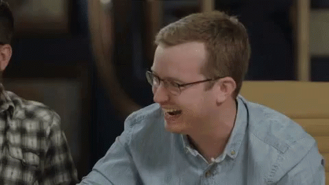 Laughing Mcelroy GIF - Laughing Mcelroy Mbmbam GIFs