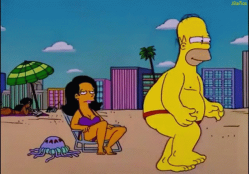 Simpsons Beach GIF - Simpsons Simpson Beach GIFs