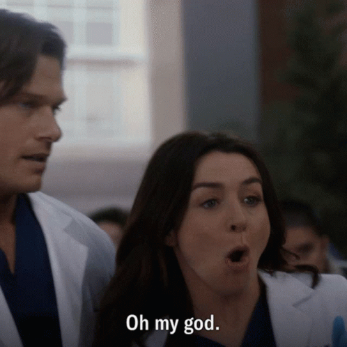 Greys Anatomy Amelia Shepherd GIF - Greys Anatomy Amelia Shepherd Oh My God Wow GIFs