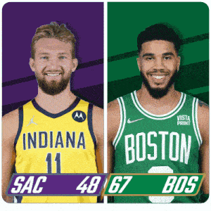 Sacramento Kings (48) Vs. Boston Celtics (67) Half-time Break GIF - Nba Basketball Nba 2021 GIFs