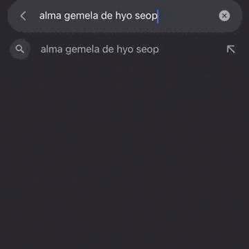a google search for alma gemela de hyo seop