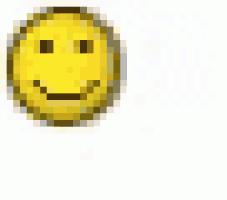 a close up of a yellow cartoon character with a tape measure on a white background .