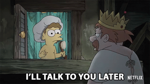 Ill Talk To You Later King Zog GIF - Ill Talk To You Later King Zog Disenchantment GIFs