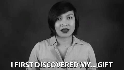 I First Discovered My Gift Discovery GIF - I First Discovered My Gift Discovery For The First Time GIFs