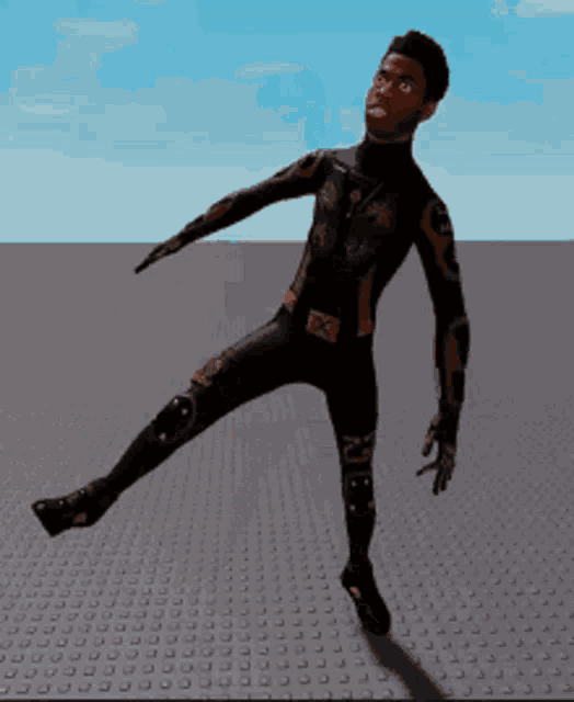 a cartoon of a man in a black suit with an x on the belt