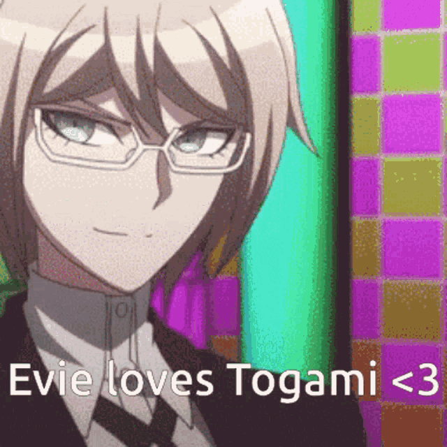 Evie Loves Togami GIF