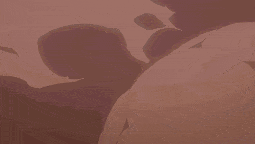 a cartoon drawing of a cloudy sky with a purple background