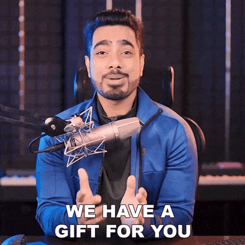 We Have A Gift For You Unmesh Dinda GIF - We Have A Gift For You Unmesh Dinda Piximperfect GIFs