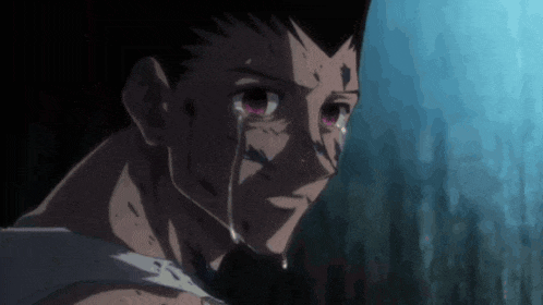 a close up of a person 's face with blood coming out of it