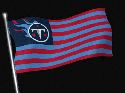 a tennessee flag with flames and the letter t