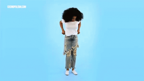 Pull Up Pants GIF - Denim Ripped Jeans Waist GIFs