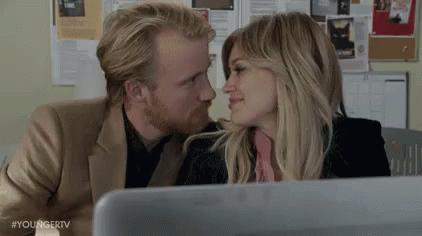 Hilary Makeout GIF - Younger Tv Younger Tv Land GIFs