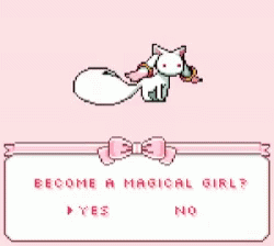 Magical Girl Choose GIF - Magical Girl Choose Yes GIFs